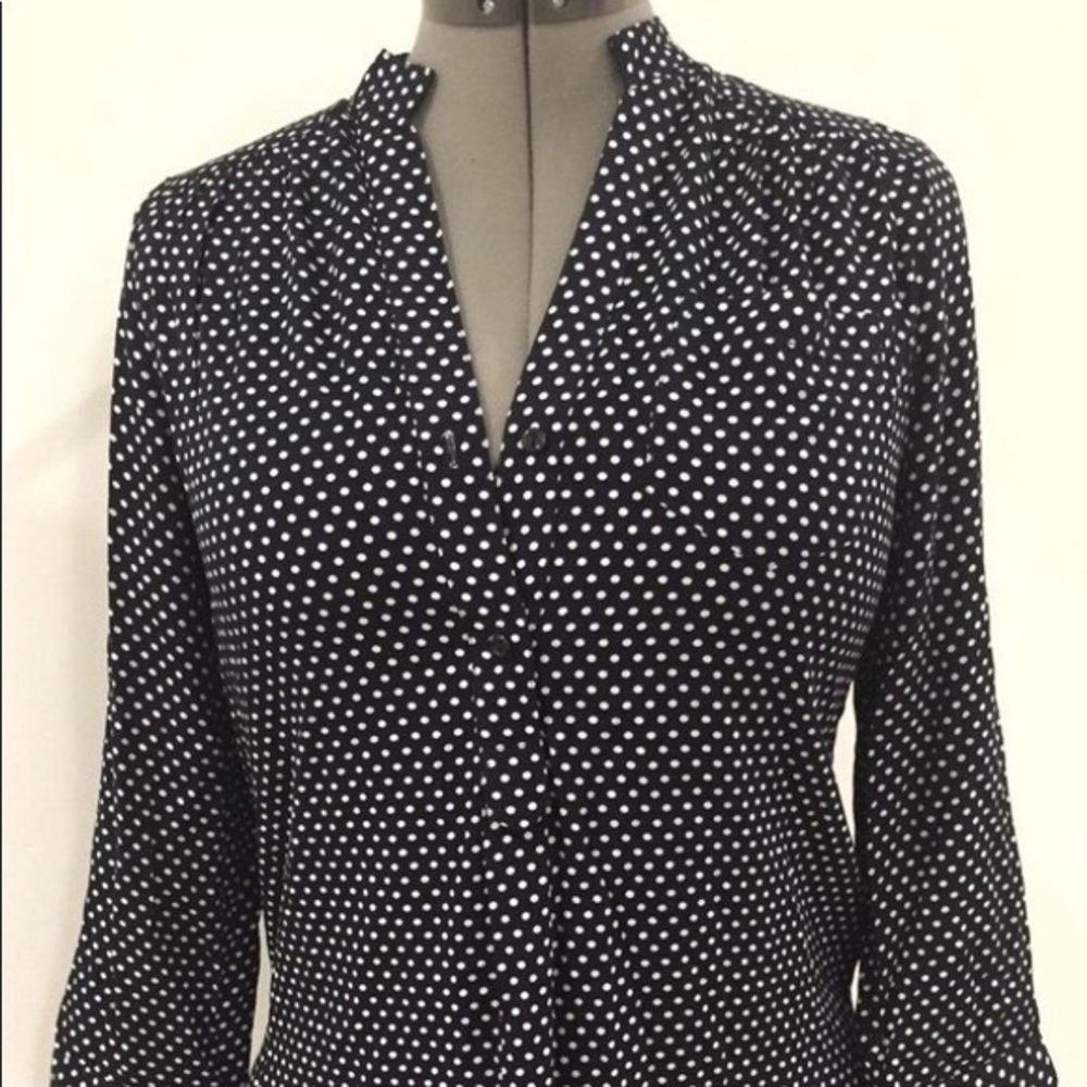 Market and Spruce Polka Dot Blouse. EUC.